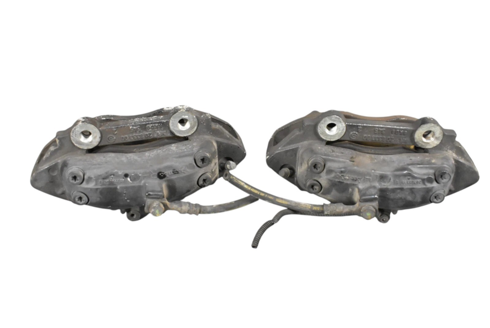 04-17 Maserati Quattroporte Front Left / Right Side Brake Caliper Set Of 2 Oem