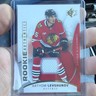 2025-26 upper deck sp rookie authentics jersey artyom levshunov blackhawks #129