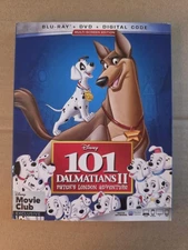 Disney's 101 Dalmatians II (Blu-ray/DVD/Digital, 2019) w/Slipcover NEW