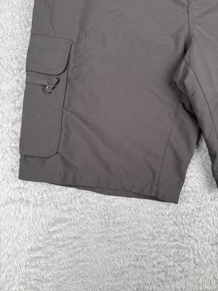 Pantalones Cortos REI Mujer 6 Gris Carga Tiro Medio 100% Nylon Senderismo Camping 28x10 Foto 3 de 4