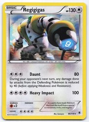 Regigigas 86/119 Holo Rare XY Phantom Forces