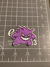 Gengar Ghost/Poison-type Pok mon embroidered Iron on patch