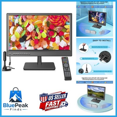Othoig 17 Inch Tvsmall Hd Widescreen Led Antennadigital Atsc Tuner-Free Hd