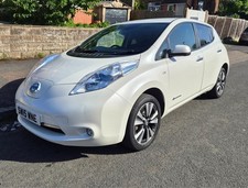 2015 NISSAN  LEAF TEKNA  5DR  AUTO ELECTRIC TOP SPEC WITH SOH REPORT