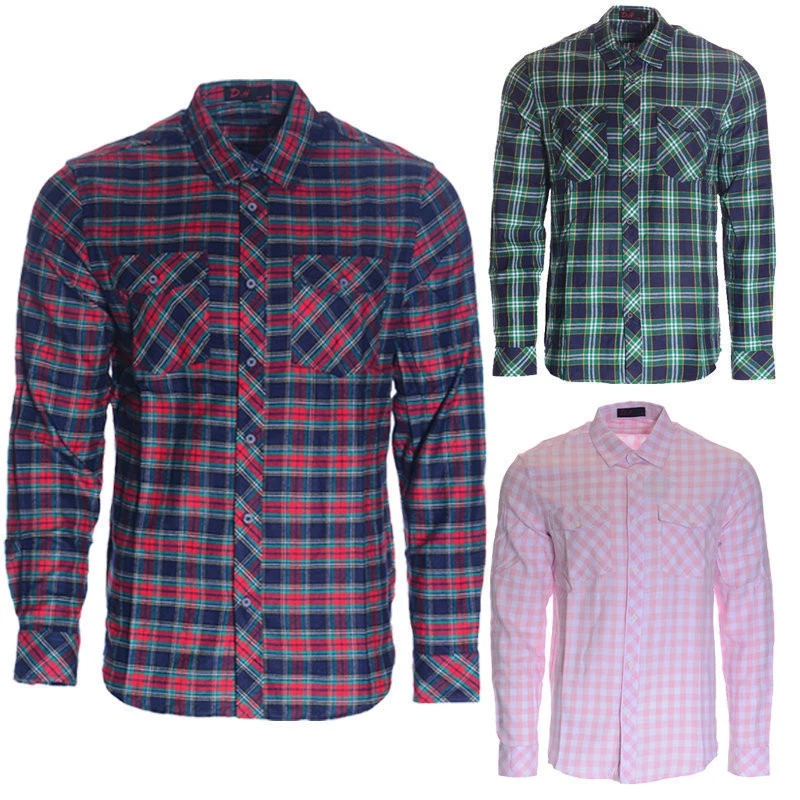 Dubinik® Camicie Flanella Uomo Camicia Flanella Uomo Quadri Camicia A - Foto 11