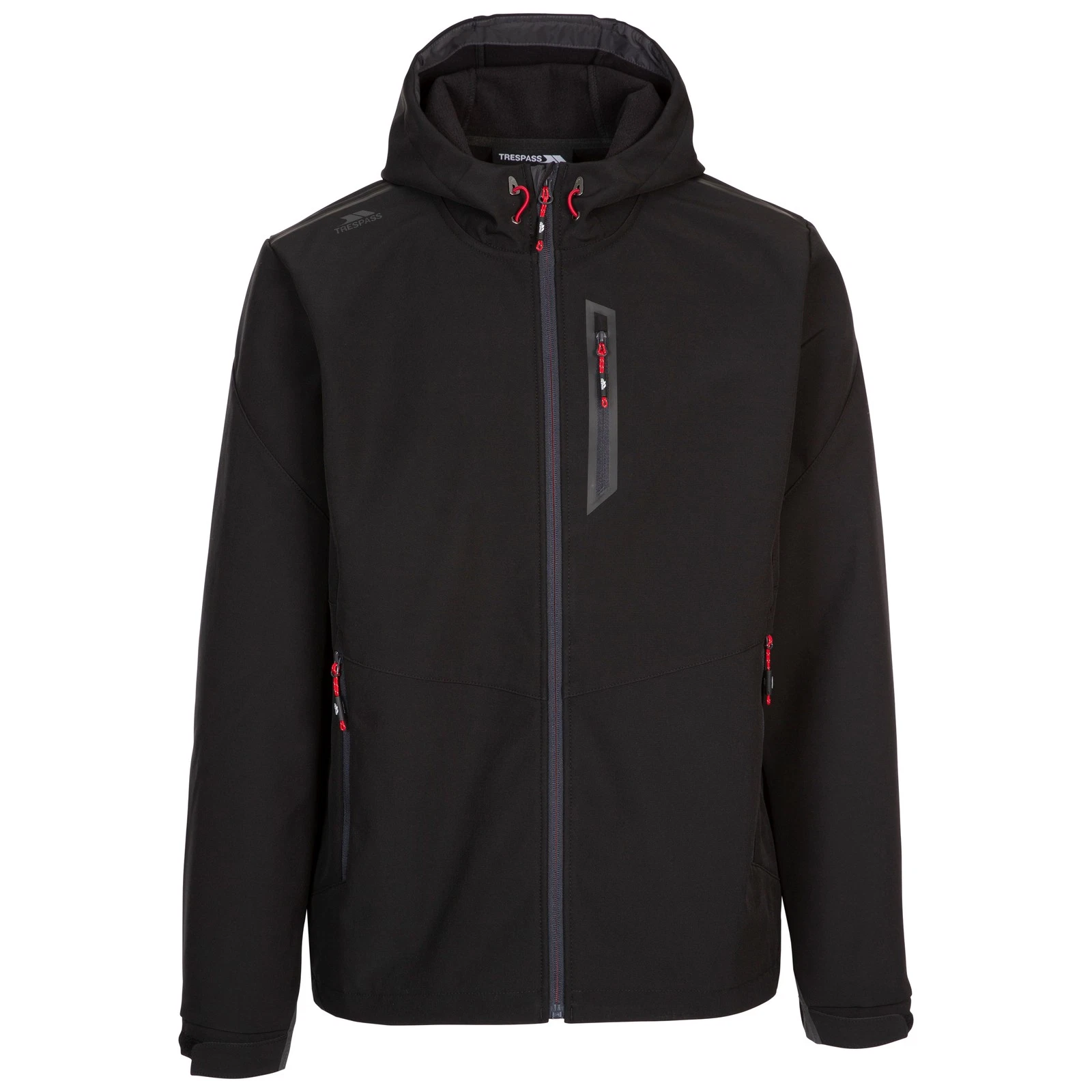 Trespass Mens Softshell Jacket Adjustable Fixed Hood Chin Guard Marlon B
Opens in a new window or ta