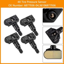 4X Tire Pressure Sensor 6877936 For BMW 5 Series G30 G31 F40 3 Series G20 G21