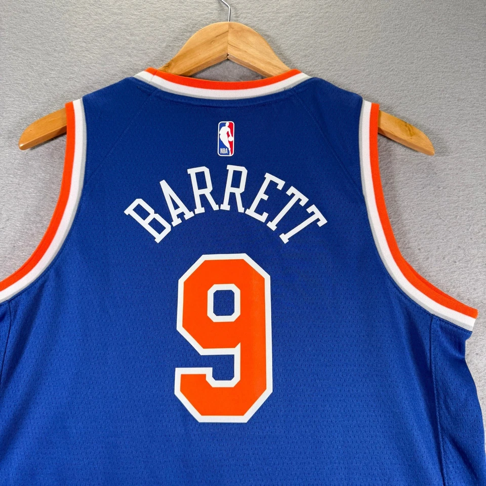 Kids Nike New York Knicks Basketball Jersey Number 9 Blue Size L - Image 4 of 4