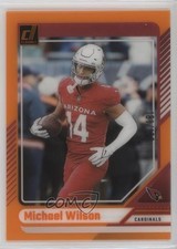 2024 Panini Clearly Donruss Orange /199 Michael Wilson #2 1oa8