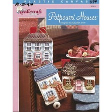 Potpourri Houses Plastic Canvas Pattern The Needlecraft Shop 913914