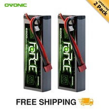 2X Ovonic Force 2S 6200mAh 50C 7.4V Hardcase ...
