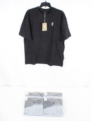 #ad On Club T 100% Cotton Short Sleeve T Shirt In Black Men#x27;s Size M Set of 5 $99.99