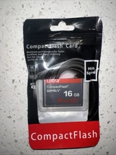 Anxile 16GB 60MB/s UDMA Enabled CF Compact Flash Camera Memory Card 4k Video