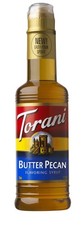 Torani Butter Pecan Syrup, Kosher, 12.7 Fluid Ounce Fl Oz Pack of 4