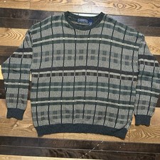 Vintage Susquehanna Outfitters Sweater Hiker Knit Cabincore Made In USA