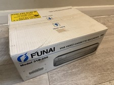 FUNAI 31B-250 VHS Video Cassette Recorder 2 Scart Auto Head Clean NEW & SEALED