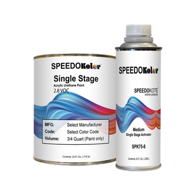 GM 39-9792 Indigo Metallic Single Stage Acrylic Urethane Color (Quart Kit)