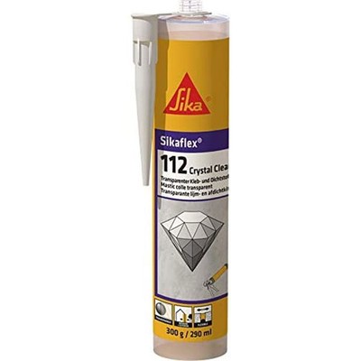 Sikaflex-112 Crystal Clear 300ml transparent vielseitiger Kleb-& Dichtstoff