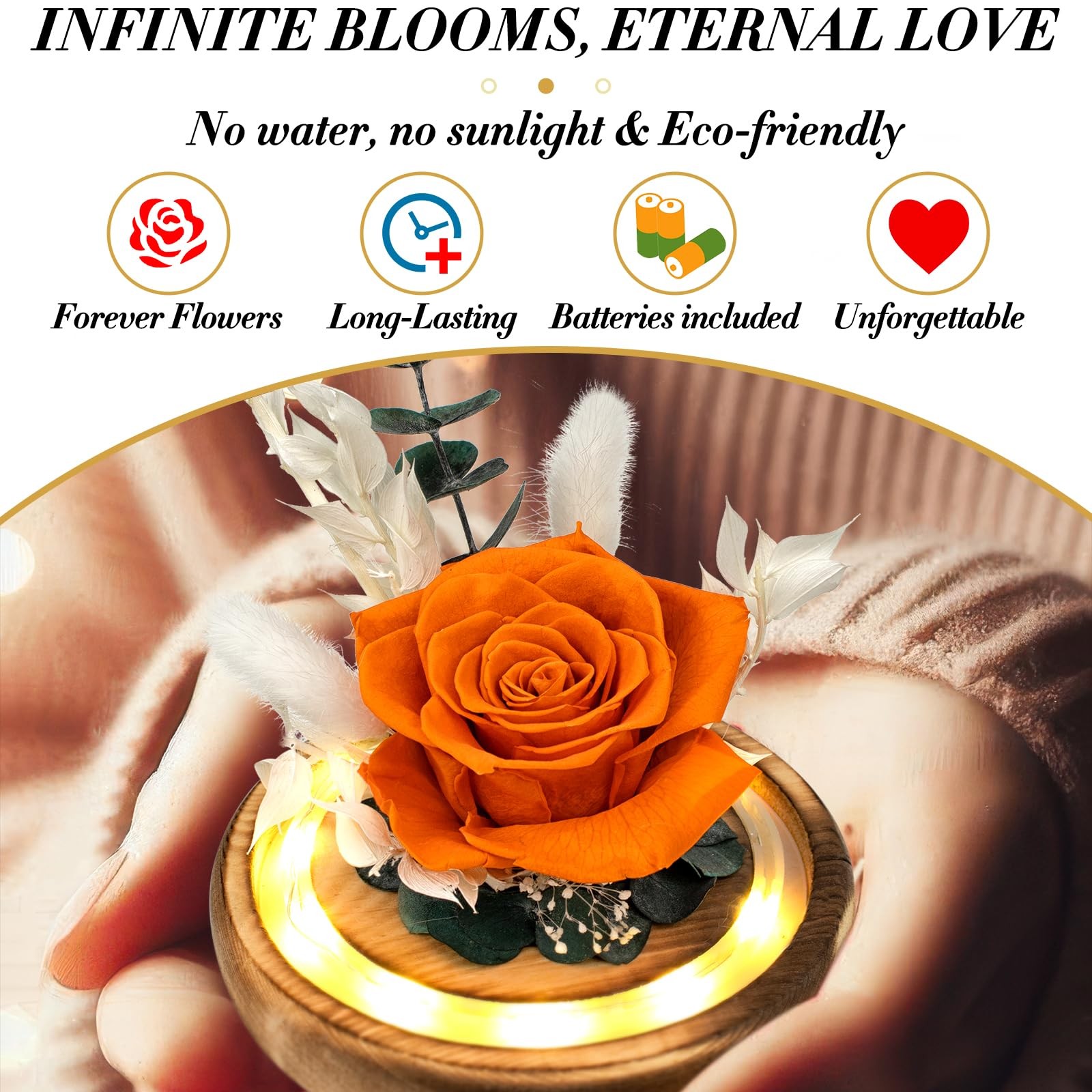 Flowers, Roses Gift - Fresh Flowers Bouquet  Preserved Roses, Rose Arrangemen...