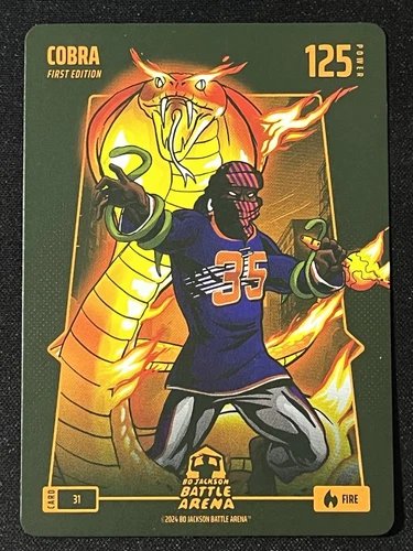 2024 Bo Jackson Battle Arena Kevin Durant Cobra First 1st Edition Fire #31