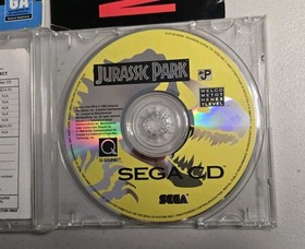 Sega CD Jurassic Park Completo con Folleto y Extras Disco Probado Excelente