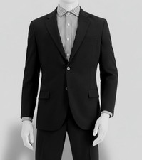 Nautica Men's Black Solid Modern Stretch Suit Separate Jacket Size 38R