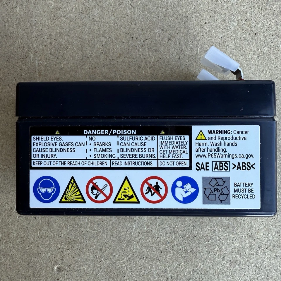 2015-2023 OEM Mercedes-Benz N000000004039 12V 1.2Ah Auxiliary Aux Battery - Image 4 of 4