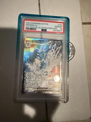 2024 POKEMON SVP EN-SV BLACK STAR PROMO #131 KINGDRA EX PSA 10
