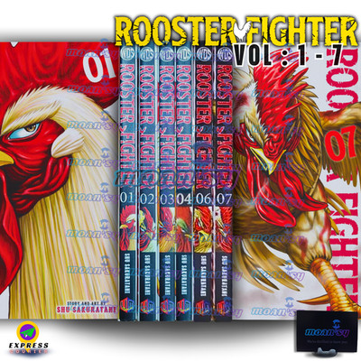 Rooster Fighter Vol 1-7 Manga English Full Set Comic Books New by Shu Sakuratani