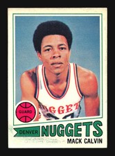 Mack Calvin 1977-78 Topps #96 White Backs Denver Nuggets SP4-412
