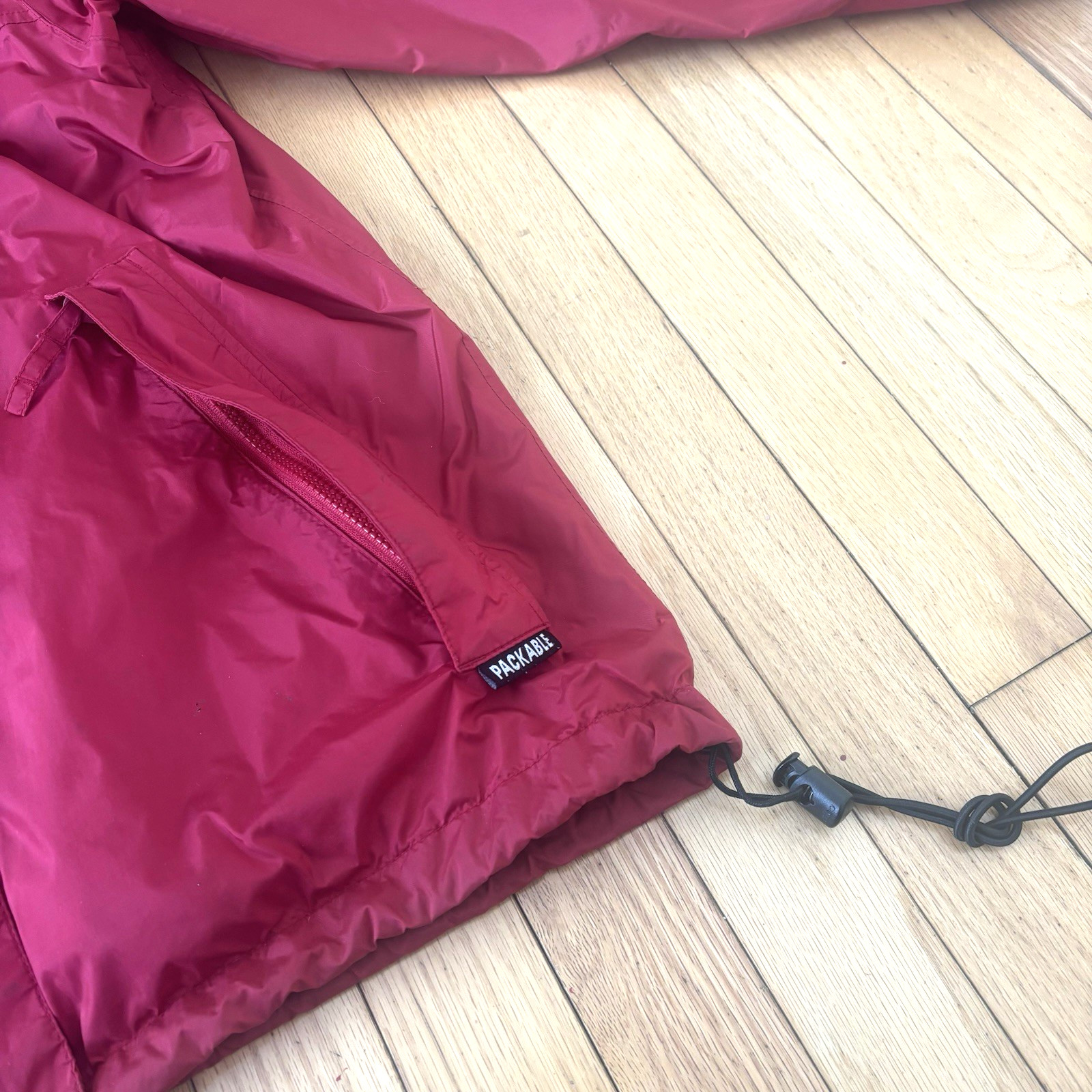 Cabelas Womens Jacket Large Regular Packable Red … - image 3