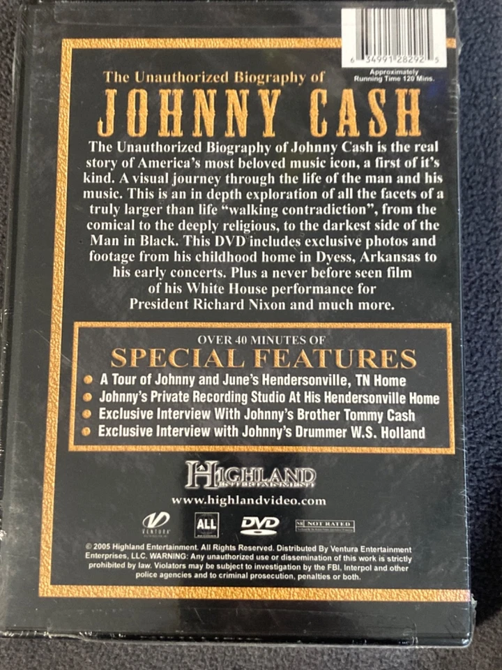 The Best of the Johnny Cash TV Show /WALK THE LINE/DOCUMENTERIES 5 DVD SET  NEW Foto 3 de 4
