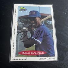 1991 Classic Best  Doug Glanville signed auto autograph Card