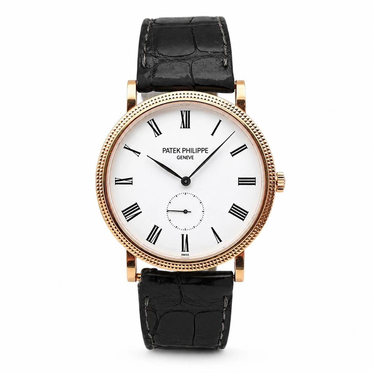 Patek Philippe — Patek Philippe Calatrava 36mm 18K Rose Gold Hand-Wind Men Watch 5119R-001