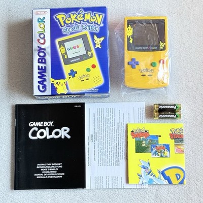 NINTENDO GAME BOY COLOR LIMITED POKÉMON PIKACHU EDITION 100% ORIGINAL - LIKE NEW