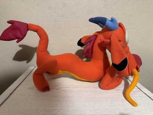 Vintage 1998 Disney Mulan Mushu Dragon Stuffed Plush Mattel 17” (F4) - Picture 4 of 6