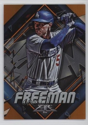 2022 Topps Fire Orange 112/299 Freddie Freeman #33 b4d