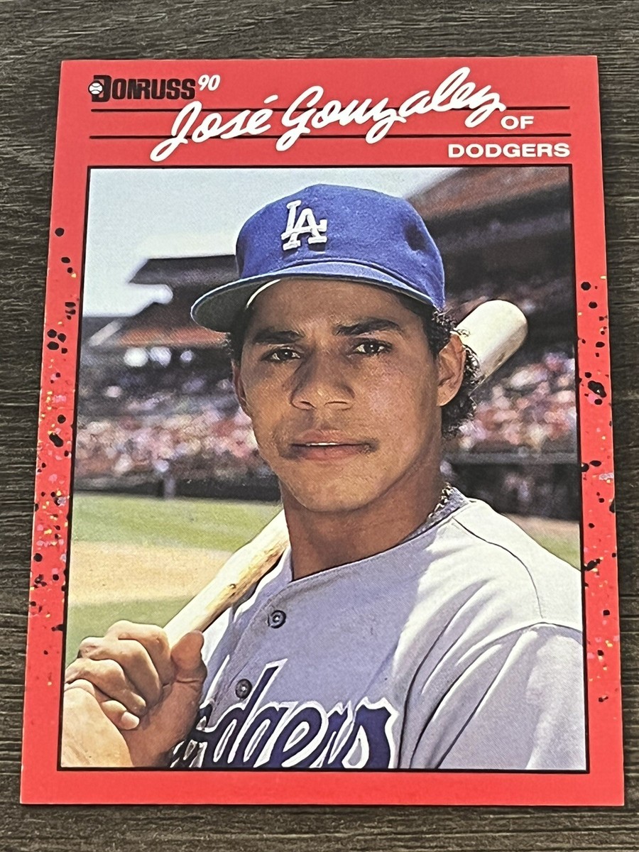 ERROR NO DOT 1990 DONRUSS BASEBALL CARD #314 JOSE GONZALEZ