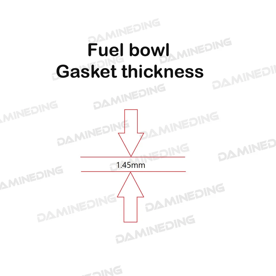 Kit de reconstrucción de reparación de carburador 2X 72-73 CB175 K6-K7 CL175 175 para 18-2412 Foto 4 de 4