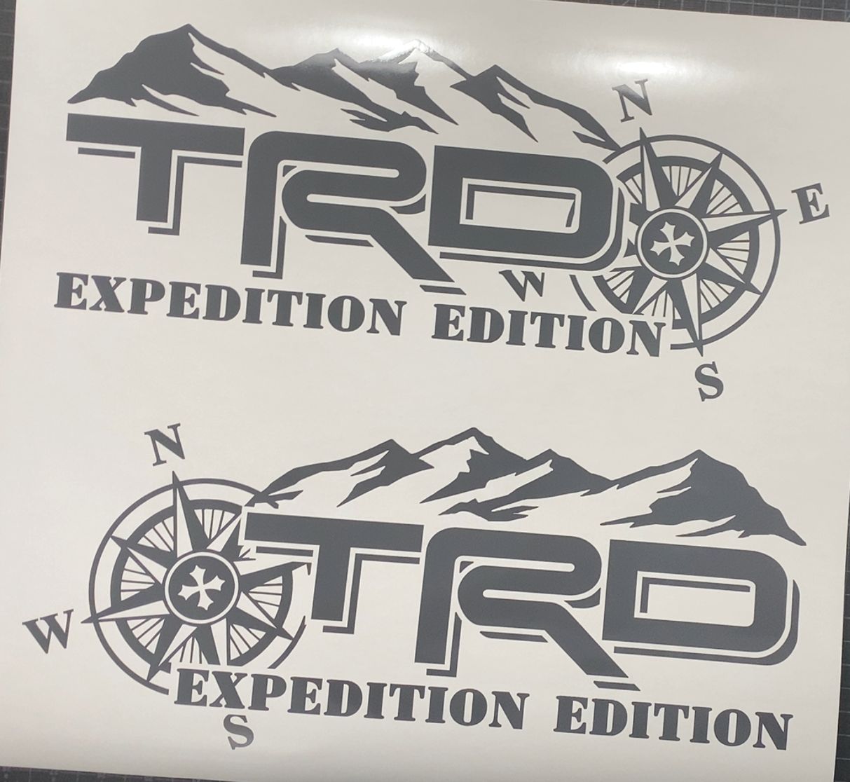 TRD Decals Compass Mountain Expedition Fit Toyota Tundra Truck