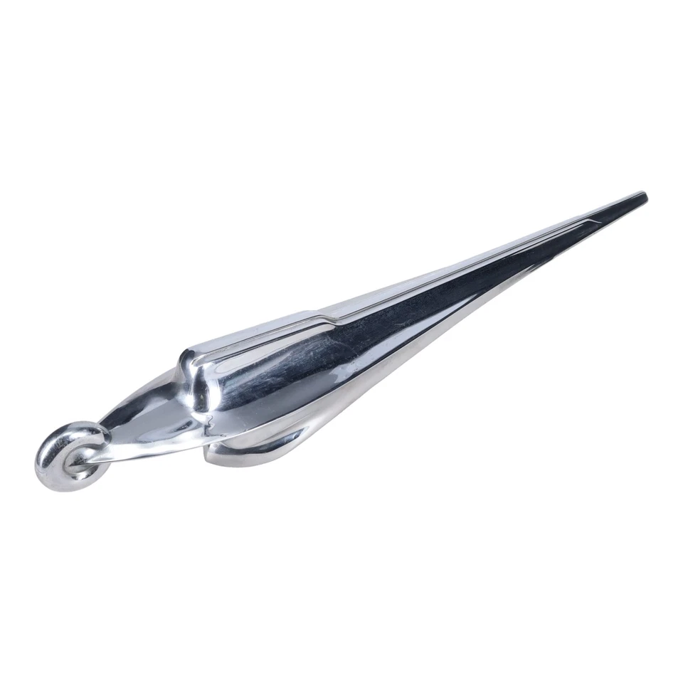 Nuevo de Lote Antiguo Cromo Capucha Ornamento 1948 1949 Packard Eight y Deluxe ocho MUY BONITO Foto 3 de 4