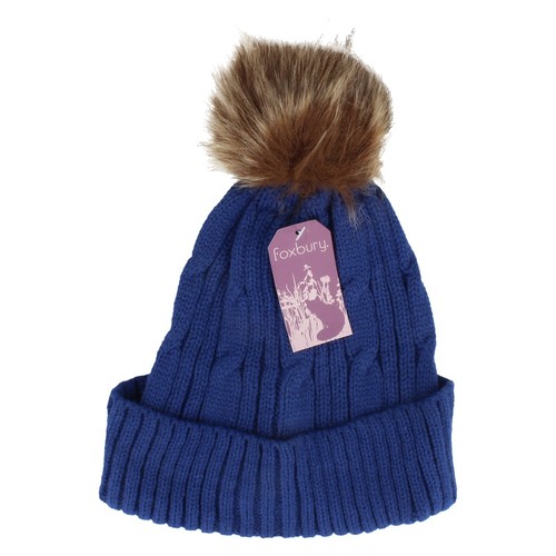 Sombrero de invierno para damas GL552 con bobble de piel sintética de Foxbury £3.99 - Imagen 6 de 28