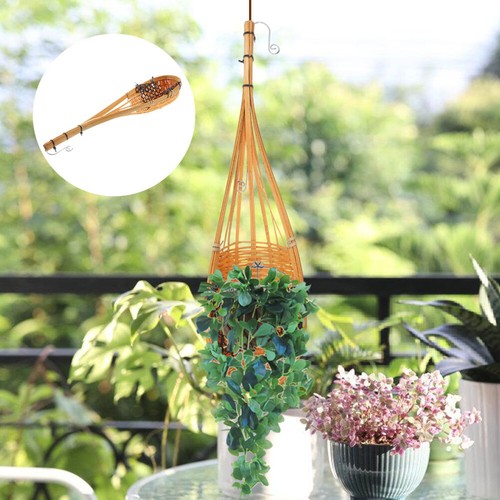 3 Pcs Hängekorb Aus Bambus Für Die Küche Hängender Orchideentopf - Bild 12 von 12