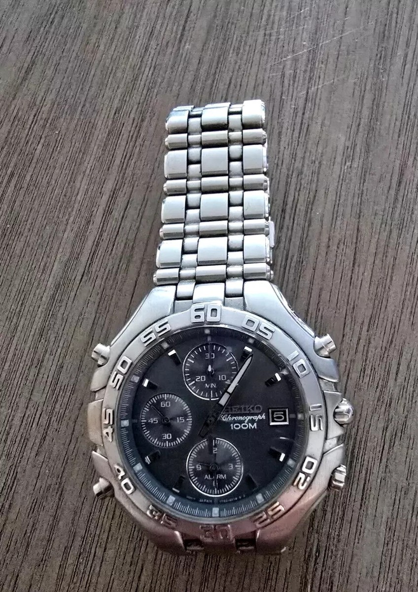 SEIKO7T32-6L60クロノグラフ アラーム稼働品メンズ腕時計ヴィンテージ Yahoo!オークション -「7t32アラーム」(セイコー) (さ行)の落札