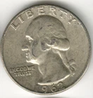 USA - 1962D - Washington ¼ $ - Silver Eagle - #15960RG