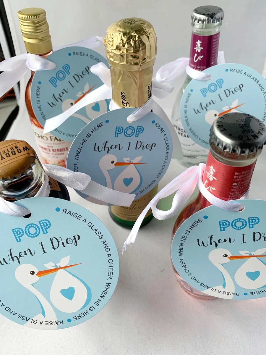 Baby shower prosecco deals favours