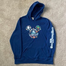 Walt Disney World 50th Anniversary Hooded Hoodie Sweatshirt Size 3X 3XL XXXL 🏰