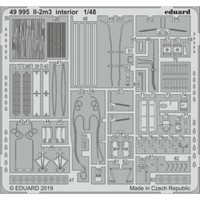 MW22 Eduard 49995 IL-2M3 Interior 1/48 Pe Set For Tamiya