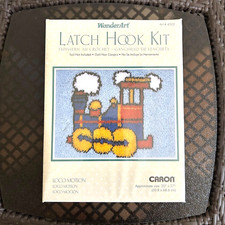 Caron WonderArt Latch Hook Kit LocoMotion 4302 size 20" x 27"