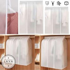 Garment Dust Cover Clear Storage Bag Premium Full Zip Clothes Wardrobe Organizer